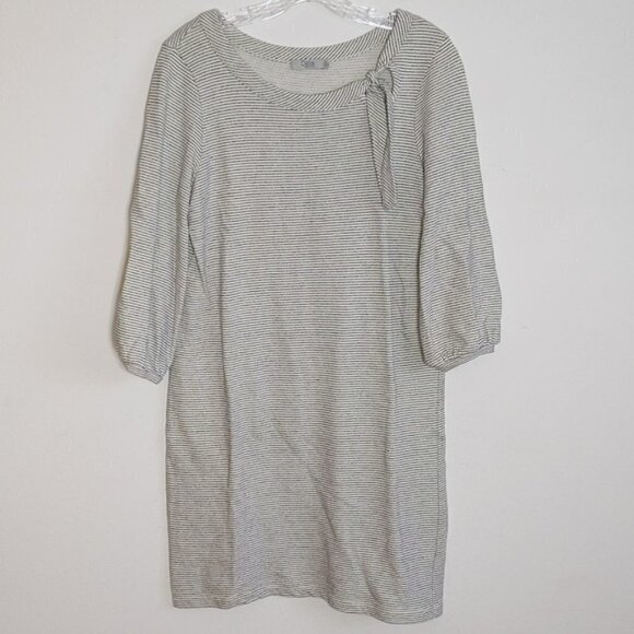 Dalia Long Sleeve Striped Dress - Picture 1 of 4